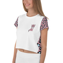 Load image into Gallery viewer, Savage Splash All-Over Print Crop Tee
