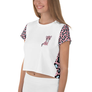 Savage Splash All-Over Print Crop Tee