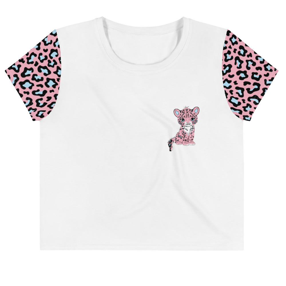 Savage Splash All-Over Print Crop Tee