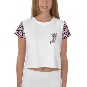 Savage Splash All-Over Print Crop Tee