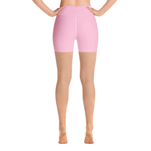 Baby Pink Yoga Shorts